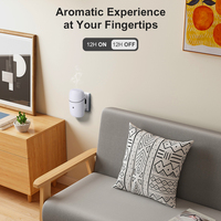 Diffuseur d'huiles essentielles sans eau pour prise murale avec veilleuse et nettoyage facile