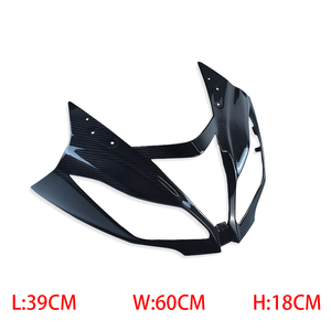 Carenado Frontal de Fibra de Carbono de Ajuste Perfecto <span class=keywords><strong>2019</strong></span>+, Accesorios de Modificación para Motocicleta, Compatible con <span class=keywords><strong>Kawasaki</strong></span> ZX-6R <span class=keywords><strong>636</strong></span> - Product Image 4