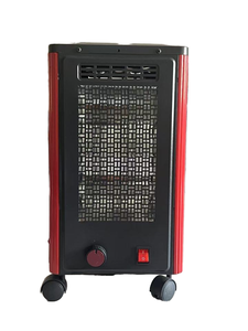 Aquecedor de Quartzo QH-200M de 5 Lados 2000W com Timer de 3 Horas, Rodas e Proteção de Inclinação, Certificado CE para Apartamentos Europeus - Product Image 4