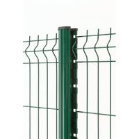 Grille galvanisée, clôture en treillis, Kit d'occultation, panneaux rigides en Lamelle pour 2.5m, cadre métallique mieux que la clôture en Pvc