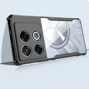 Voor Infinix Gt 30 20 10 Pro <span class=keywords><strong>Note</strong></span> 50 40 30 12 11 Pro Case Airbag Schokbestendig Achter Doorzichtige Telefoonhoes Acryl + Tpu Hybride Behuizing - Product Image 4