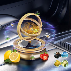 Diffuseur de parfum solide pour voiture à énergie solaire, désodorisant et assainisseur d'air, accessoire d'aromathérapie - Product Image 1