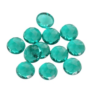 Gemme di zircone creato in laboratorio, rotonde, a base piatta, triangolari, lucidate, taglio rose-cut 117 #   Anello con <span class=keywords><strong>Pietra</strong></span> Sciolta di Grado Nanometrico - Product Image 3