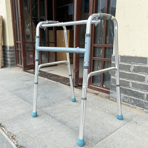 Aide à la marche en alliage d'aluminium, réglable en hauteur, avec quatre bâtons, pour la rééducation - Product Image 3