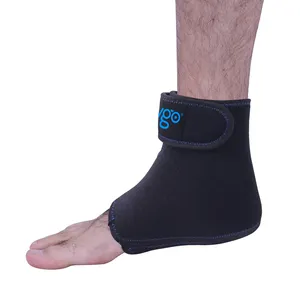 Almofada de aquecimento do tornozelo do pé, pacote de gelo reutilizável para lesões do tendão, planta