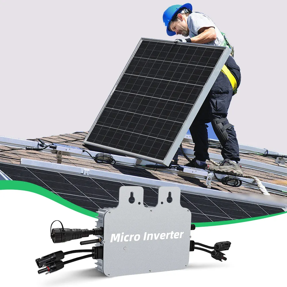 MPPT legante solare Micro Inverter casa solare PV sistema di griglia 600W/700W/800W DC18V-50V a AC120V/230V di uscita solare Inverter
