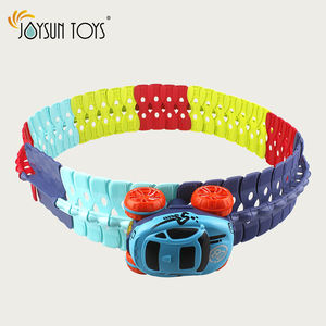 <span class=keywords><strong>Pistas</strong></span> creativas originales, juego de pista Flexible, modelo luminoso de coche de juguete con montaje de luces, 144 Uds. - Product Image 2