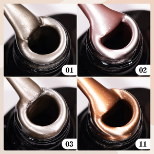 Westink cappuccino Vernis à ongles en gel pour yeux de chat avec aimant pour oeil de chat holographique, salon de manucure et nail art DIY à la maison - Product Image 3