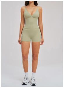 Women S 2 Piece Yoga Crop Top Leggings Set Breathable <b>Sweat</b> Wicking Active Wear Gym Outdoor Exercise Fitness - Product Image 2