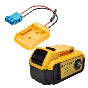 ชุดแปลงอะแดปเตอร์แบตเตอรี่ลิเธียม 12V พร้อมฟิวส์และสายไฟ อะแดปเตอร์แปลงไฟแบตเตอรี่สำหรับเครื่องมือไฟฟ้า - Product Image 1