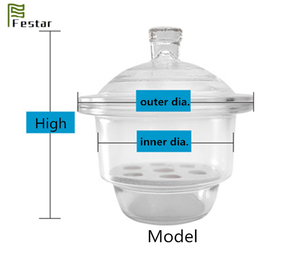 कारखाने प्रत्यक्ष स्पष्ट ग्लास वैक्यूम डेसीलेटर प्रयोगशाला उपकरण - Product Image 5