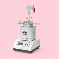 Réacteur de laboratoire sous pression à bride en alliage personnalisé HT-FC 12,5 MPa 20-300 0,07 m, avec manomètre, capacité 1 L, 220 V 1000 W, PLC