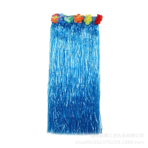Set per Feste di Carnevale a Doppio Strato, Accessori per Spettacoli, Gonna da Ballo Hawaiana Hula - Product Image 5