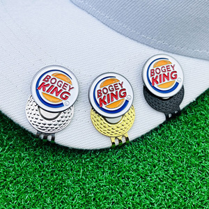 Bogey King <b>Golf</b> Ball Marker Enamel Pin Clown Design For <b>Golf</b> Hat Clip Accessory - Product Image 2