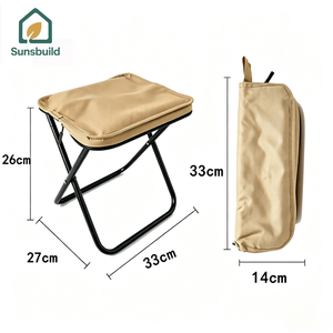 Sunsbuild - Tabouret pliant portable mini en gros, chaise de camping extérieure légère et pliable pour la pêche et les voyages - Product Image 4