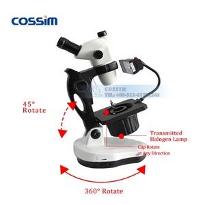 VGM650A <span class=keywords><strong>Microscope</strong></span> de gemme trinoculaire à zoom continu pour bijoux et gemmologie pour l'identification de gemmes - Product Image 4