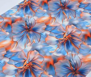 Tessuto floreale personalizzato doppio lato personalizzato in raso di lusso con stampa digitale per sciarpa scialle Hijab donne sudanesi Toub Somali Dirac seta come - Product Image 2