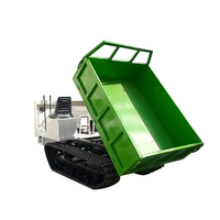 Mini-chargeur chinois à benne basculante à vendre, petit camion à benne basculante sur chenilles, benne basculante sur chenilles de 1 tonne, 1,5 tonne, 2 tonnes, 3 tonnes, 5 tonnes, 8 tonnes