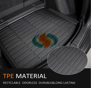 Fodera per pavimenti per auto nera per tutte le stagioni per linee di carico per Hyundai <span class=keywords><strong>Kona</strong></span> 2018-2023 <span class=keywords><strong>Kona</strong></span> N 2022-2023 senza accessori - Product Image 5