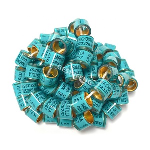 Logo personalizzato uccello canarino fringuello piccione anello in alluminio piccione all'interno anello uccello alimentatore anello - Product Image 5