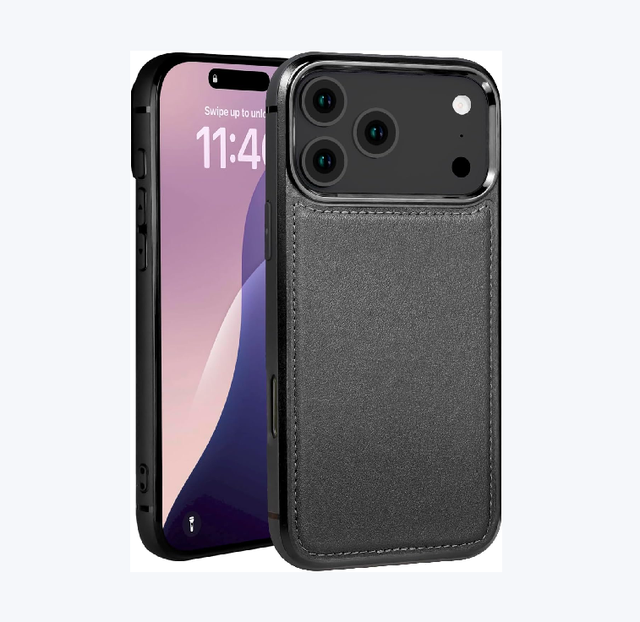 Genuine Leather Phone Case for iPhone 17 / 17 Pro / 17 Pro Max / 17 Air Magnetic Wireless Charging Shockproof Protective Cover