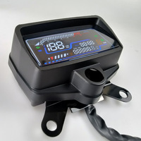 Speedometer plastik untuk sepeda roda tiga, Speedometer plastik untuk TMX125 CG125 Bajaj CT125 RUSI125 tampilan Digital tugas berat 12V Meter