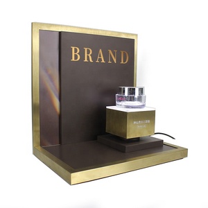 Đỉnh tùy chỉnh Acrylic Mặt Kem trang điểm truy cập Boutique hiển thị đứng với ánh sáng đánh bóng xử lý bề mặt - Product Image 1