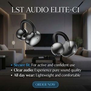 Earbud Brightblue Clip ENC Peredam Kebisingan Layar LED Bass Mendalam Penyesuaian Pas Badan untuk Olahraga dan <span class=keywords><strong>Gaming</strong></span> Tahan Air IPX-5 5.3 AAC 30ms - Product Image 2