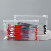 Offres Spéciales étudiant simple sac de rangement étanche clair pvc emballage trousse à crayons pour garçons et filles