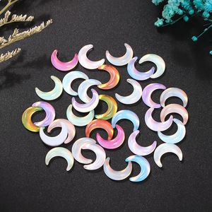 คริสตัลแก้วทรงแบน 9x11 มม. สีรุ้ง สำหรับตกแต่งเล็บ DIY และเครื่องประดับ - Product Image 4