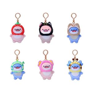 Animal en peluche gros requin pendentif porte-clés décor suspendu ornement requin en peluche porte-clés poupée douce dessin animé requin pendentif - Product Image 1