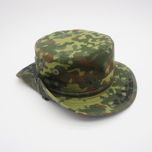 Custom High Quality Bucket Hats for Men and Women Cotton Fisherman Hats Camouflage Wide Brim <strong>Boonie</strong> Hats Factory Custom Made - Product Image 1