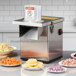 Machine à découper les légumes électrique 220V, capacité 150kg/h, pour oignon, citron et autres légumes, idéale pour la cuisine domestique. - Product Image 6