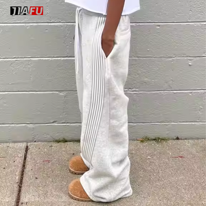 <span class=keywords><strong>Pantaloni</strong></span> da <span class=keywords><strong>Uomo</strong></span> <span class=keywords><strong>Cargo</strong></span> Y2k Personalizzati di Alta Qualità a Gamba Larga, Joggers Baggy Oversize e Svasati Impilati - Product Image 2