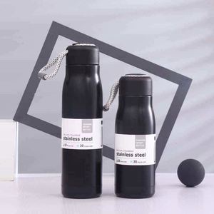 Double Wall Stainless Steel Thermos Cup Double Mouthed <b>Coffee</b> Mug With Custom Color and Logo Gift <b>Bottle</b> - Product Image 2