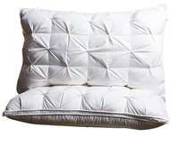 Oreiller de lit en microfibre, de luxe, en duvet d'oie, en plume de canard, à mettre au lit, pour dormir, oreiller d'hôtel