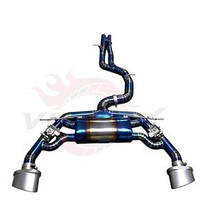 ระบบวาล์วทรอนิกส์ Vortex Pie-Cut Welded Blue Ti สำหรับ Audi RS3 8V Sportback Sedan 2.5L พร้อมช่องระบายไอเสียรูปวงรีขนาดใหญ่คู่ - Product Image 1