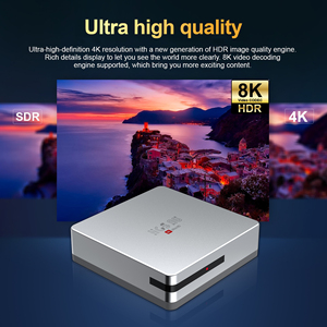 Boîtier TV ZOKU Factory HCS96 Android 16 Allwinner H313 DDR 4 Go ROM 64 Go BT5.2 Télécommande vocale <span class=keywords><strong>Double</strong></span> Wi-Fi 6G Décodeur - Product Image 3