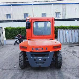 Montacargas Diésel HELI de 5 Toneladas, Mástil Estándar de 3m, Transmisión Automática, Usado, Precio Directo de Fábrica, con Cabina - Product Image 5