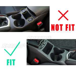 Cubierta del Panel de la Caja de Cambios y Embellecedor del Portavasos para Nissan Qashqai J11 2014 2015 2016 2017 2018, Moldura Interior - Product Image 6