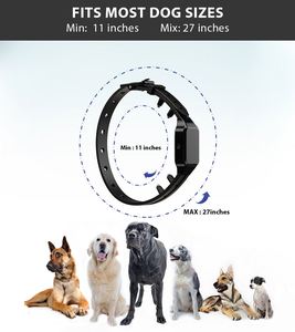 狗用遥控项圈 1000 英尺 2 条狗用防水电子项圈 远程电动控制宠物电击项圈 狗狗训练项圈 - Product Image 5