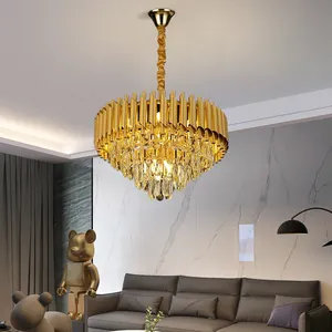 Case del progetto luci di fascia alta lampadari di cristallo soffitto soggiorno di lusso