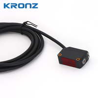 Capteur photoélectrique longue portée KRONZ BQ22-G200P IP67, interrupteur optique anti-interférence 12-24V DC pour l'automatisation industrielle