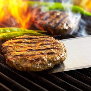 Ngoài trời nướng thìa BBQ công cụ thép không gỉ Teppanyaki xẻng dài thực phẩm xẻng với an toàn PP gỗ xử lý cho cắm trại BBQ thực phẩm - Product Image 4