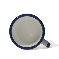 Tasses en métal émaillé de 350 ml (12 oz) en gros, design vintage, logo personnalisé, pour le thé, le camping, sublimation personnalisable, blanc, en stock