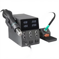 Station de soudage 2-en-1 SUGON 212, fer à souder T12 + pistolet à air chaud, température réglable sans plomb, outil de réparation et de retouche