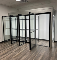 Magasin de spiritueux, chambre froide/congélateur à 6 portes avec porte vitrée et étagères à vendre