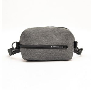 Grey Minimalist Casual Waist <b>Bag</b> Large Capacity Shoulder <b>Bag</b> Lightweight Travel Chest <b>Bag</b> - Product Image 5