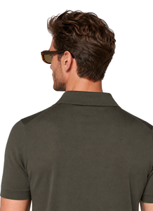 Polo in Cotone e Seta di Lusso per Uomo, Anti-Pilling, Elegante e Casual, Personalizzabile con Logo OEM - Product Image 5