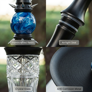 Cachimba Moze de Alta Calidad en Oferta, Cachimba Esférica de Lujo Moze, Juego de Cachimba Portátil para Fumar - Product Image 4
